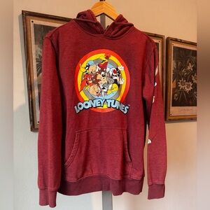 Looney Tunes Hoodie Sweatshirt Size Small